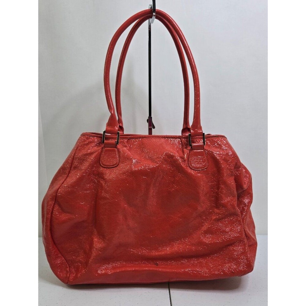 Coral patent leather hobo handbag by HOBO Orange Shoulder Bag Purse Slouch